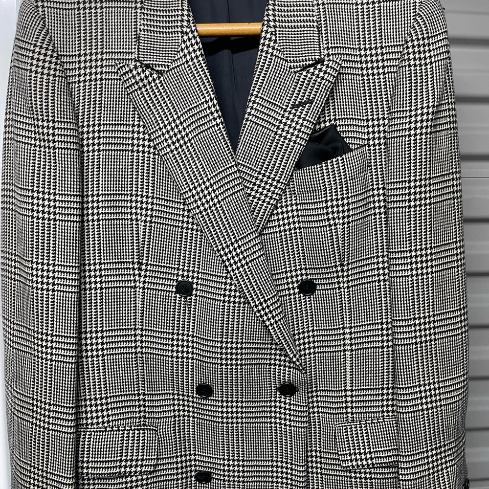 Saint Laurent Wool Cashmere Double- breasted jacket